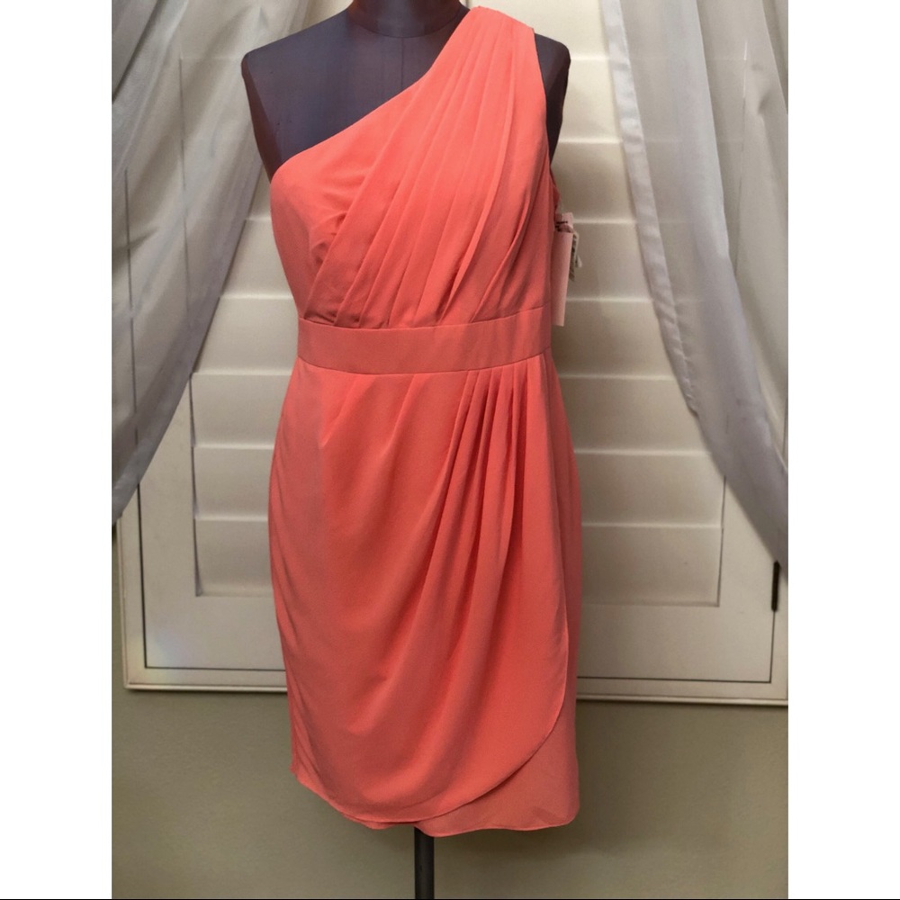 SHOSHANNA ONE SHOULDER MINI DRESS